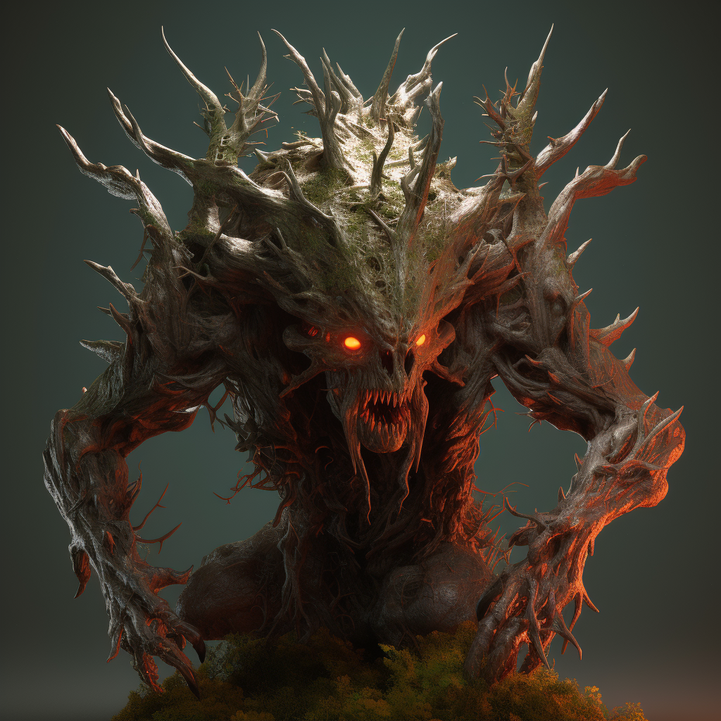 4.  Terrifying element of thorns in high detail