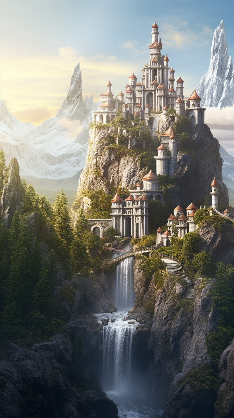 4. Captivating scenery of fantasy kingdom