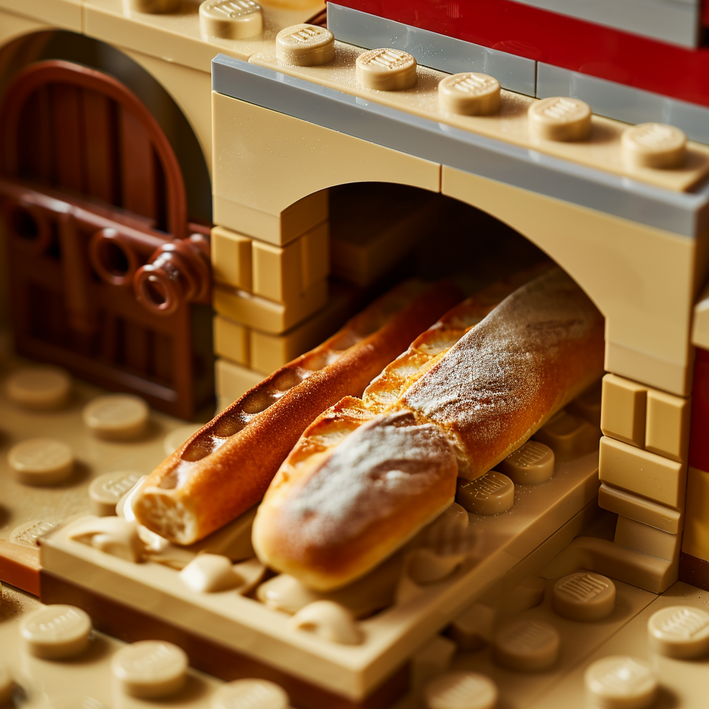 4. Image of LEGO package with baguette builder set