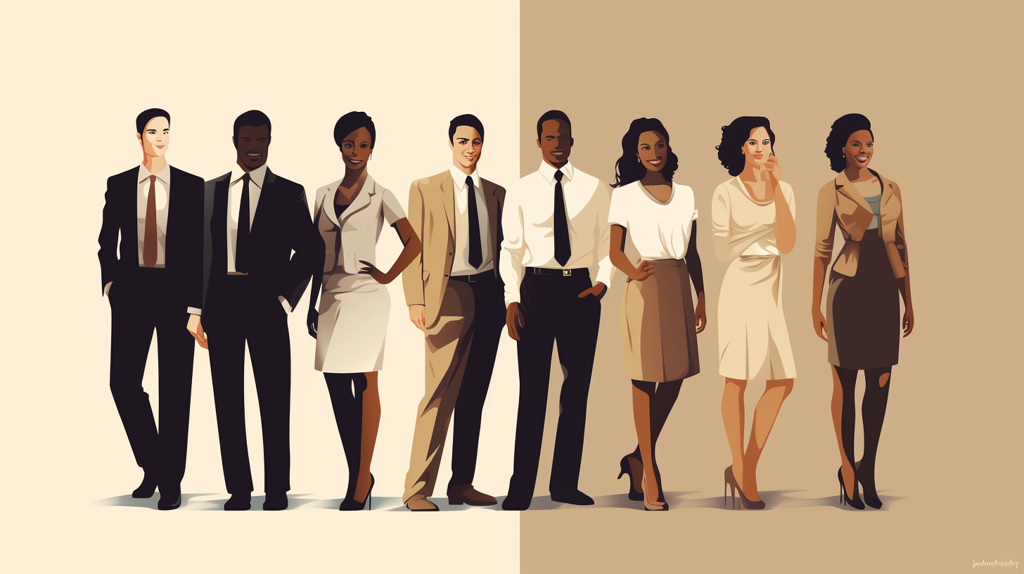 4. Image showcasing diversity and inclusion in corporate culture