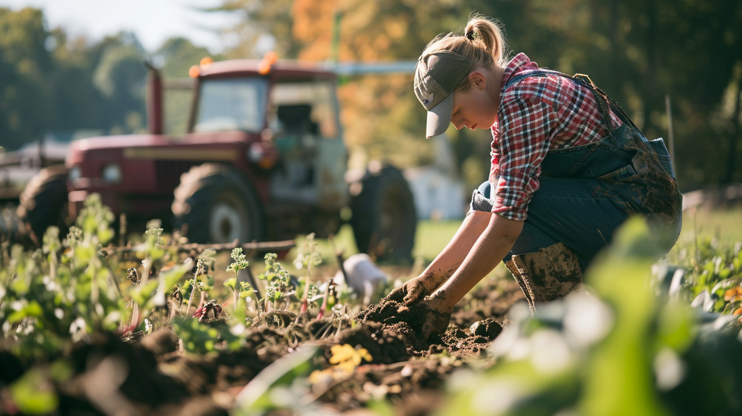 4. Engaging Image Describing Farm Life - Max 6 words