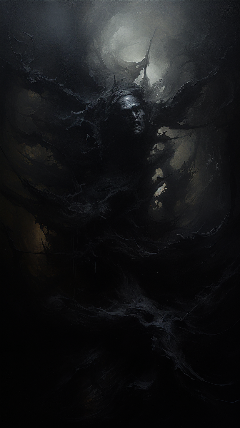 4. Abstract image with a dark theme