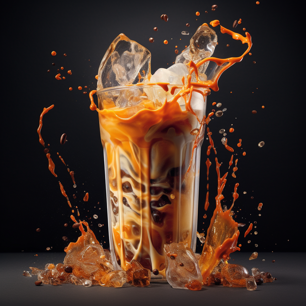 4. Delectable and refreshing iced coffee creation