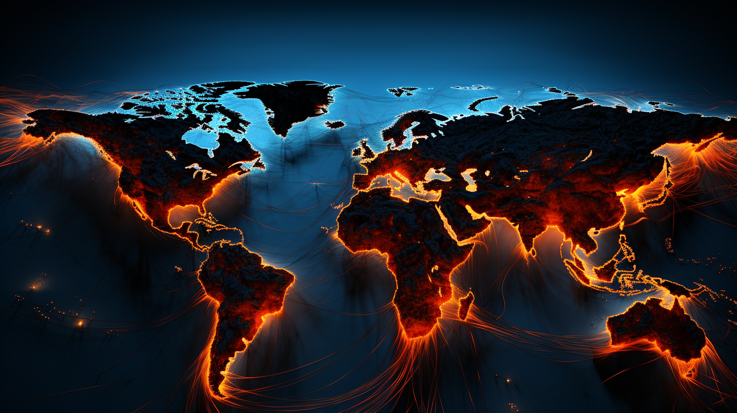 4. Image of a map showing Europe, Africa, and the Middle East