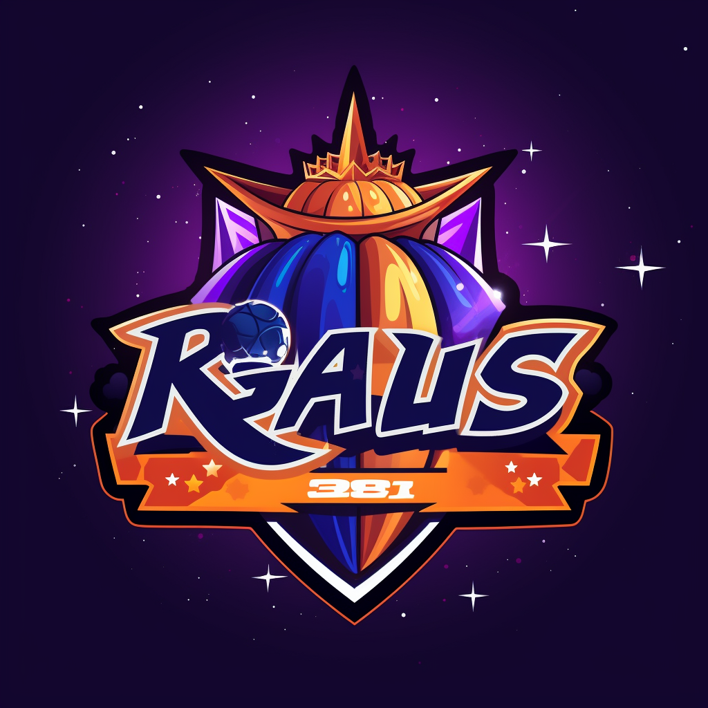 Space Jam style Royals logo