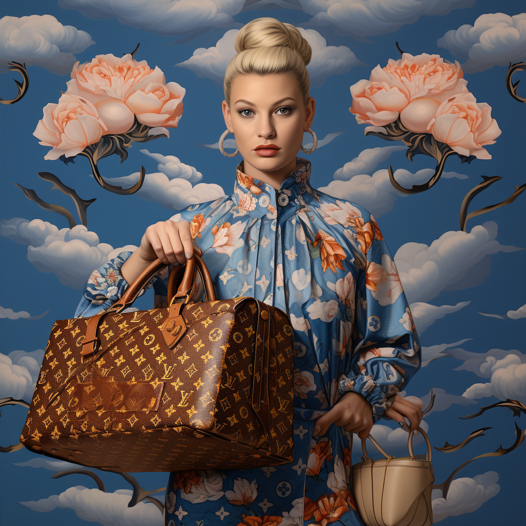 4. Fashionable Louis Vuitton art print