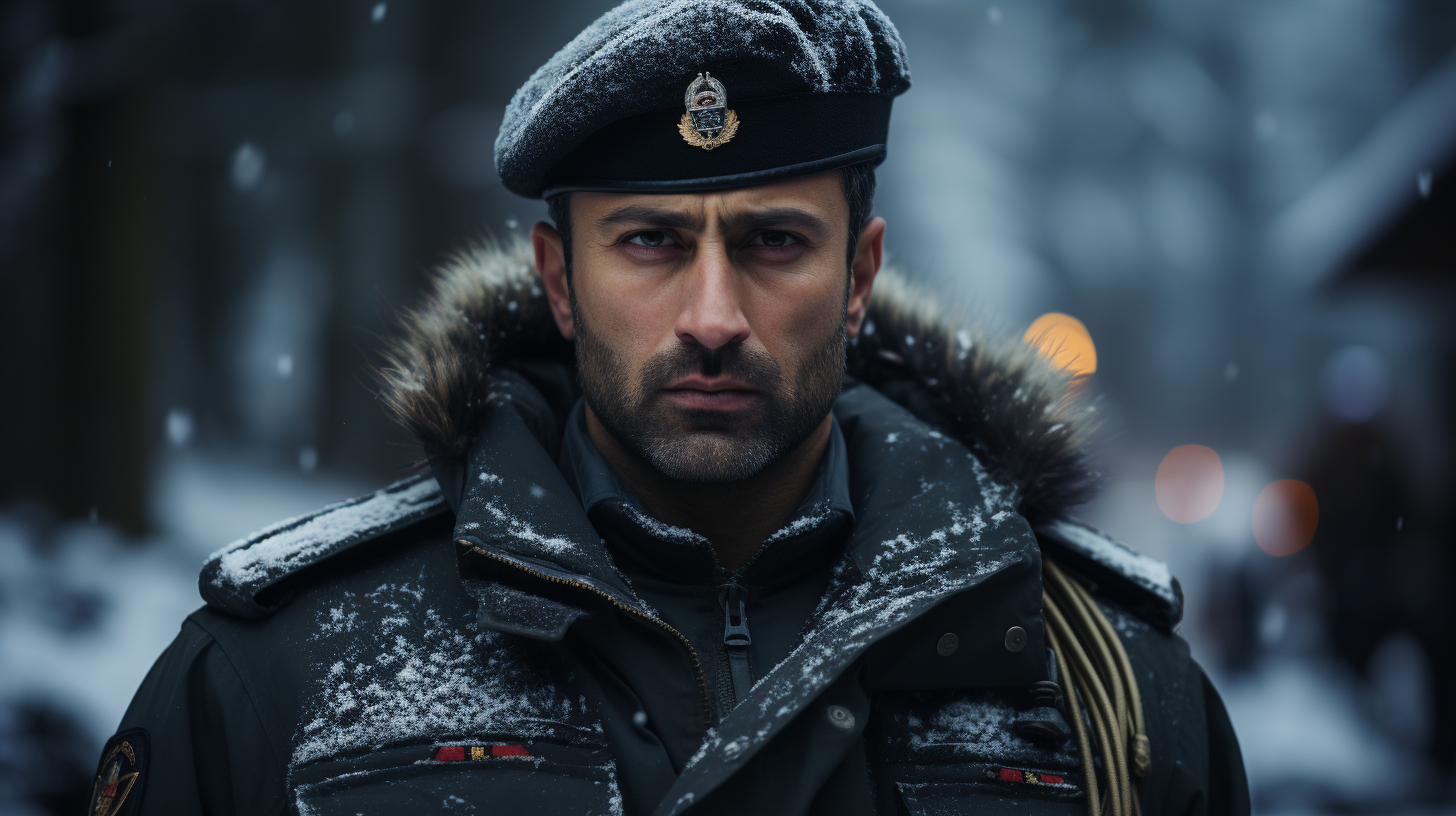 4. Ranbir Kapoor in military uniform