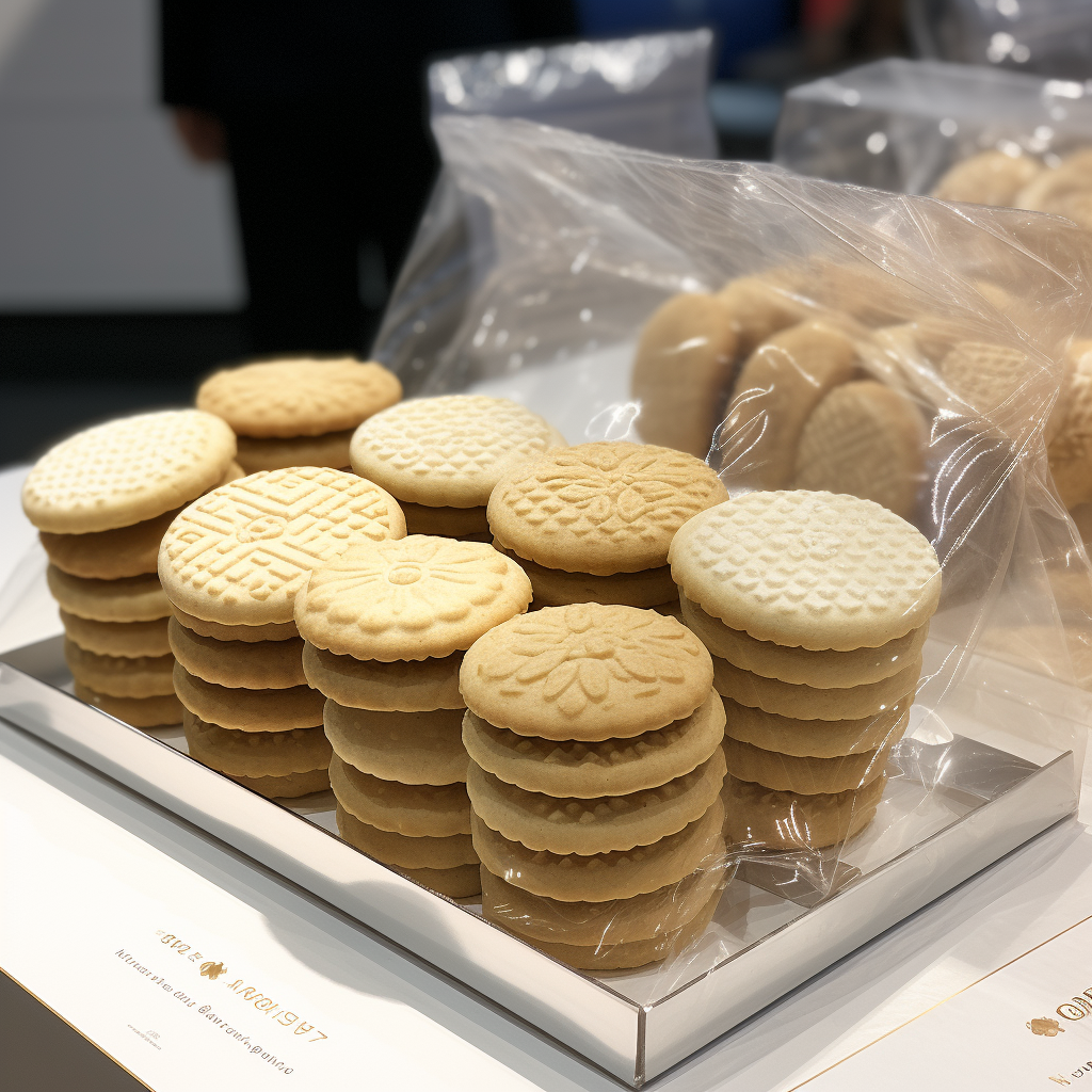 4. Delicate and Sophisticated White Filled Biscuits