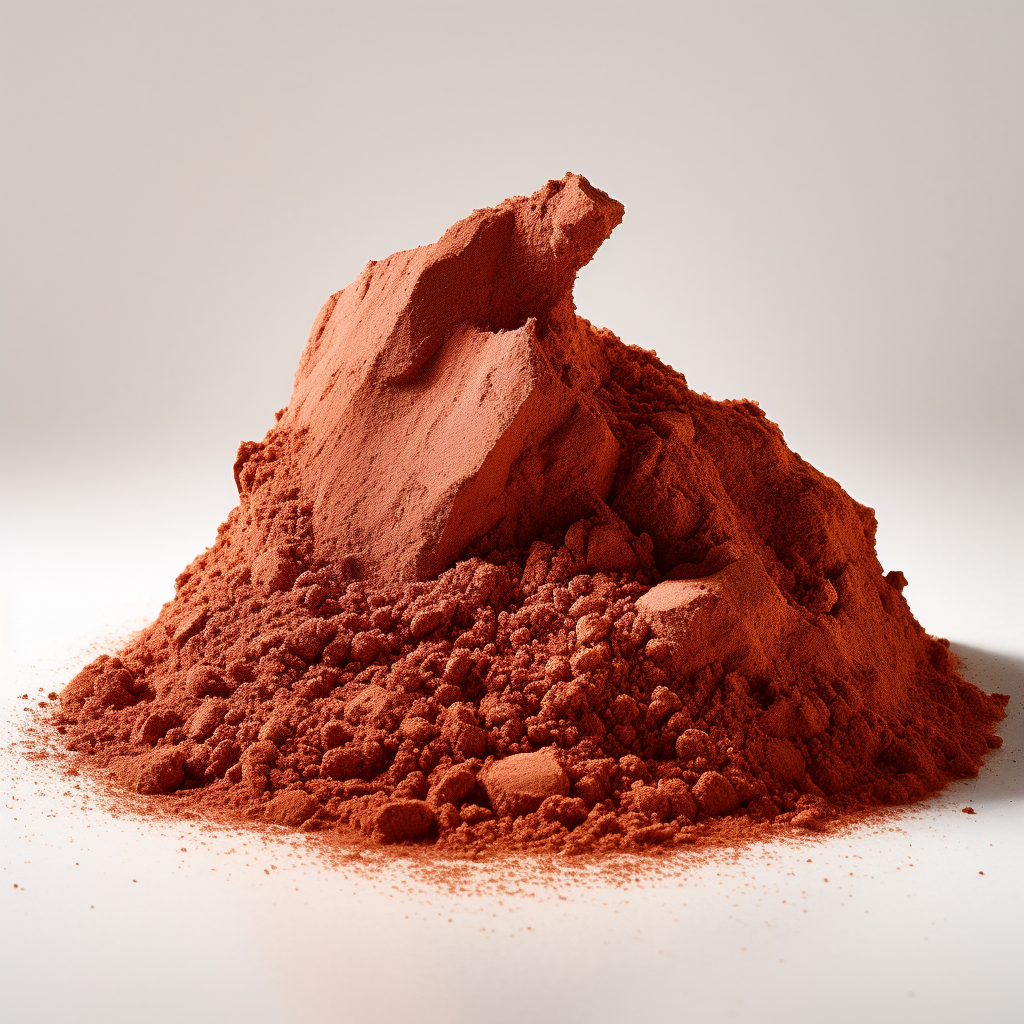 4. Image of a pile of red sand