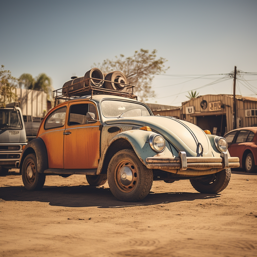 4. Adventure-filled jeep and volkswagen