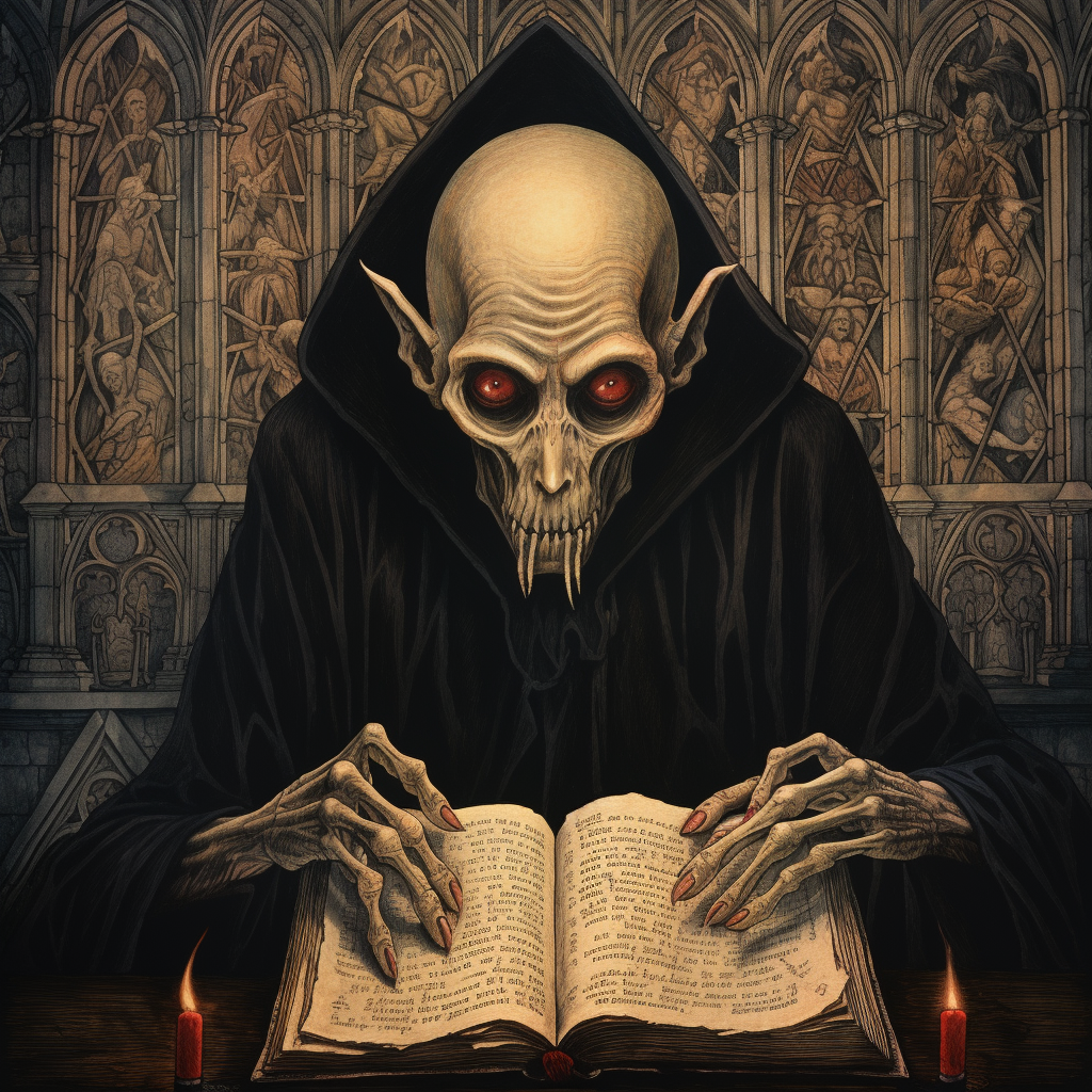 4. Ancient Nosferatu artwork with rich details