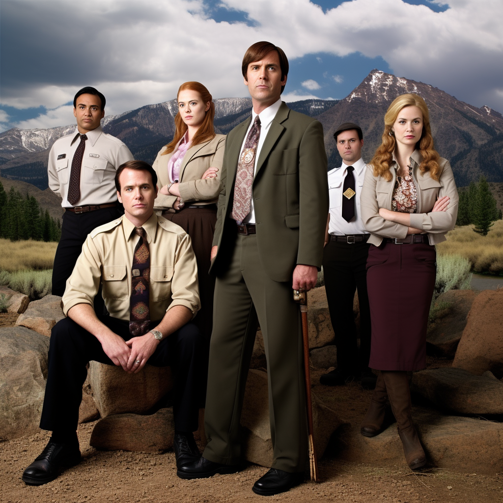 4. Image of  The Office  cast in Montana