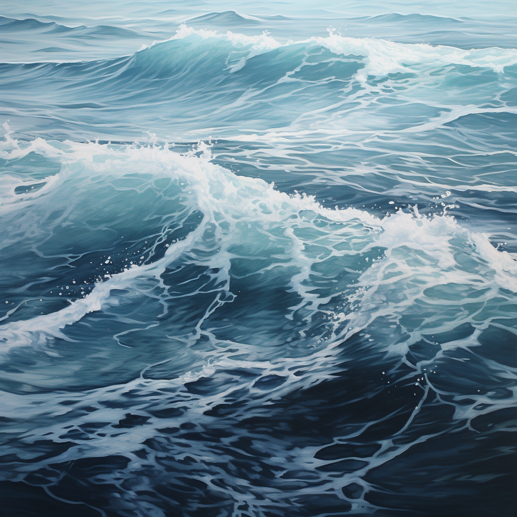 4. Breathtaking seascape art by Zaria Forman