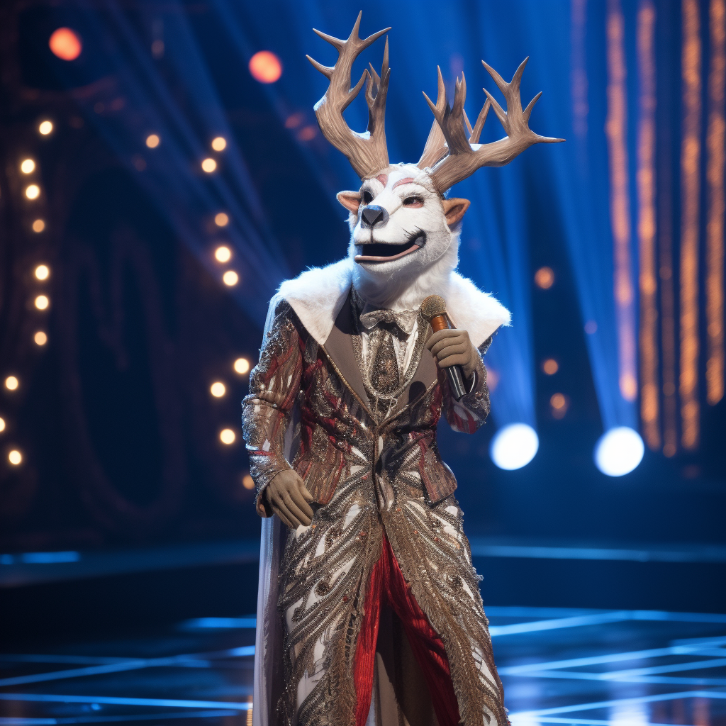 4. Reindeer costume for TV show