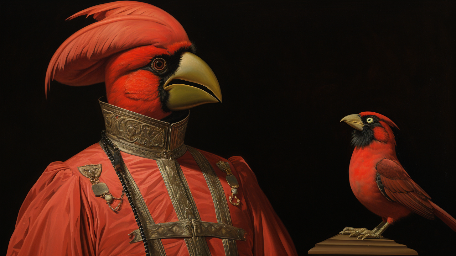 4. Soldier in front of cardinal, high details