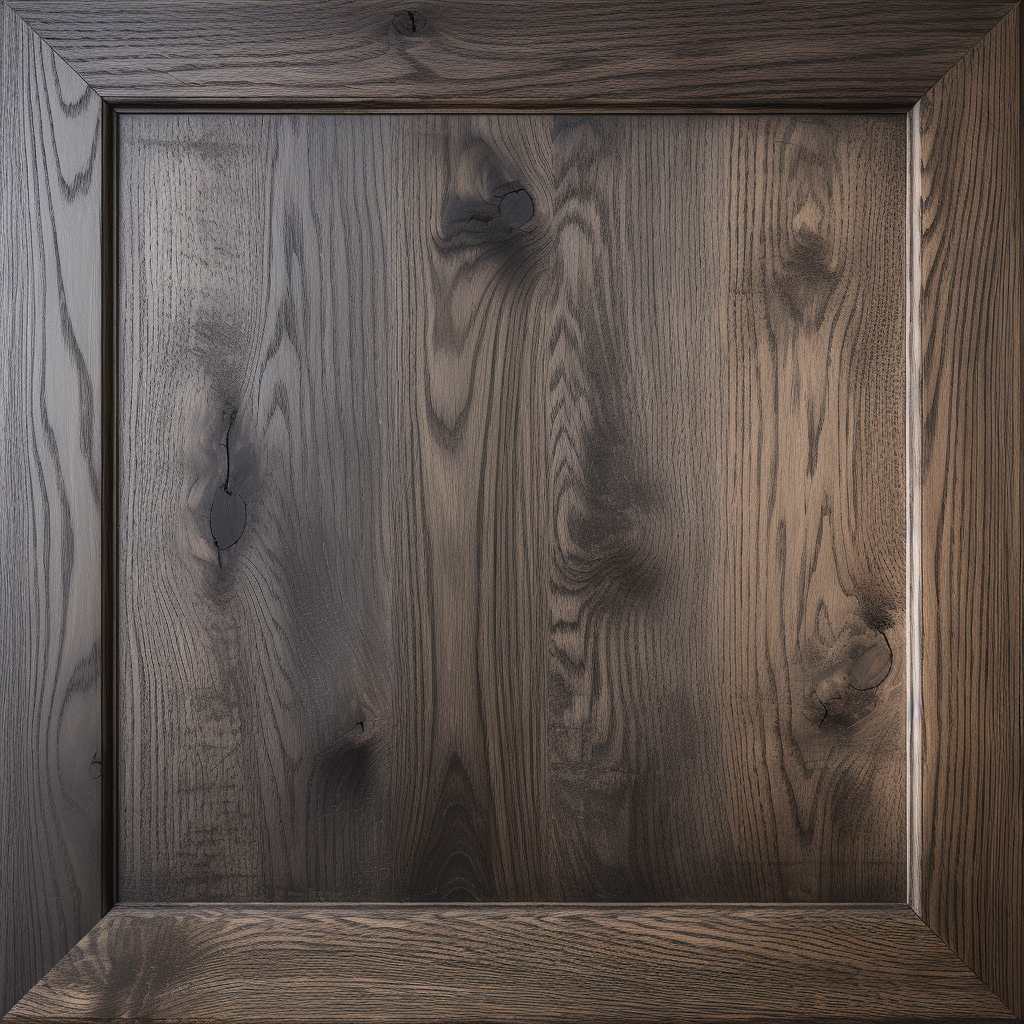 4. Beautiful wood door with fumed Smokey stain.