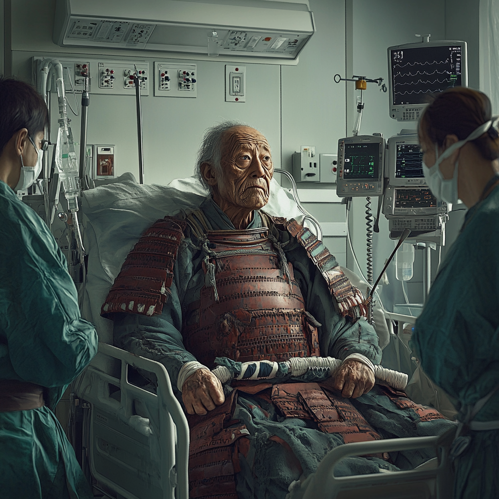 120-year-old samurai in ancient armor surprises modern doctors.