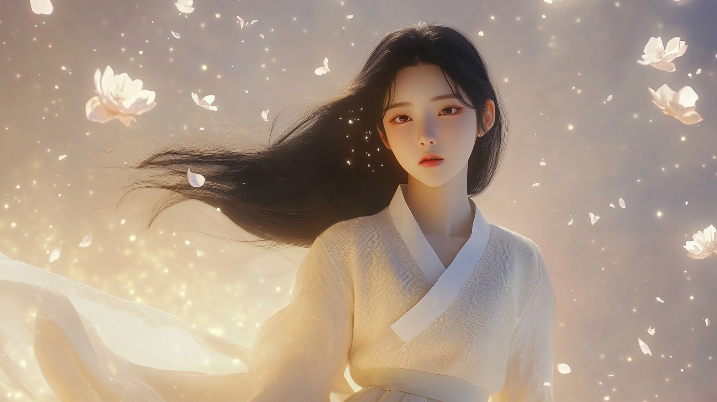 15-year-old Korean Girl Bodhisattva in Healing Dream