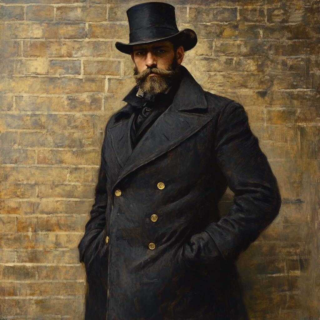 1870 Police Investigator Portrait - Keith Parkinson Painting