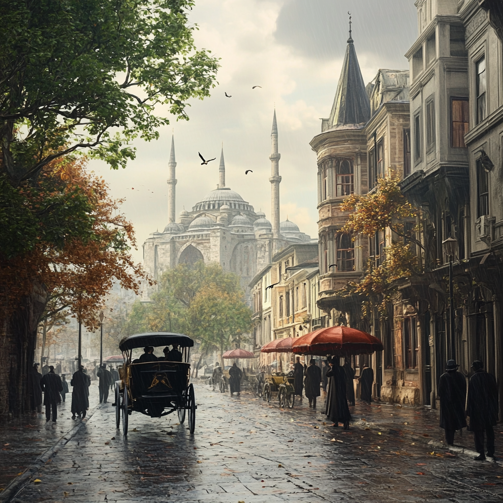 1900s Istanbul: Realistic 3D Render of Fascinating City 