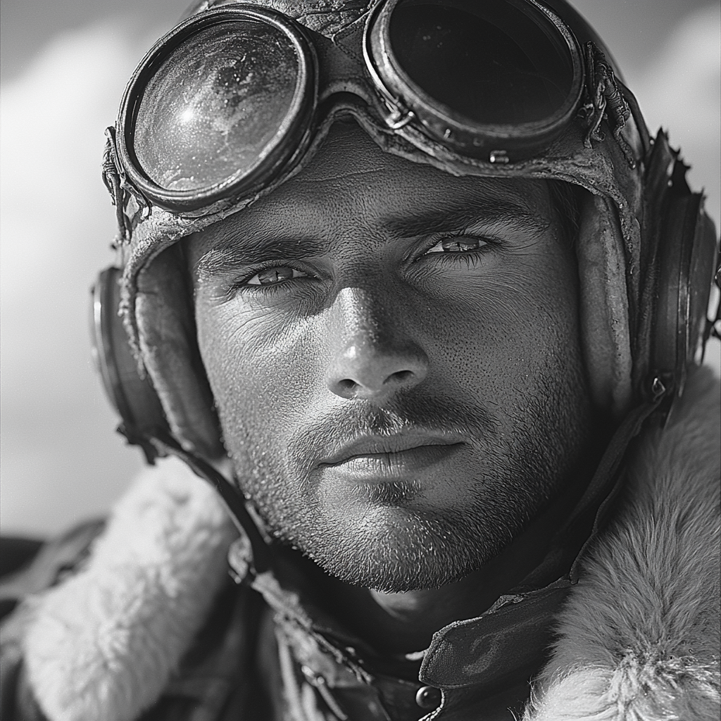 1930s hero Biggle, daring pilot and adventurer, photography award.