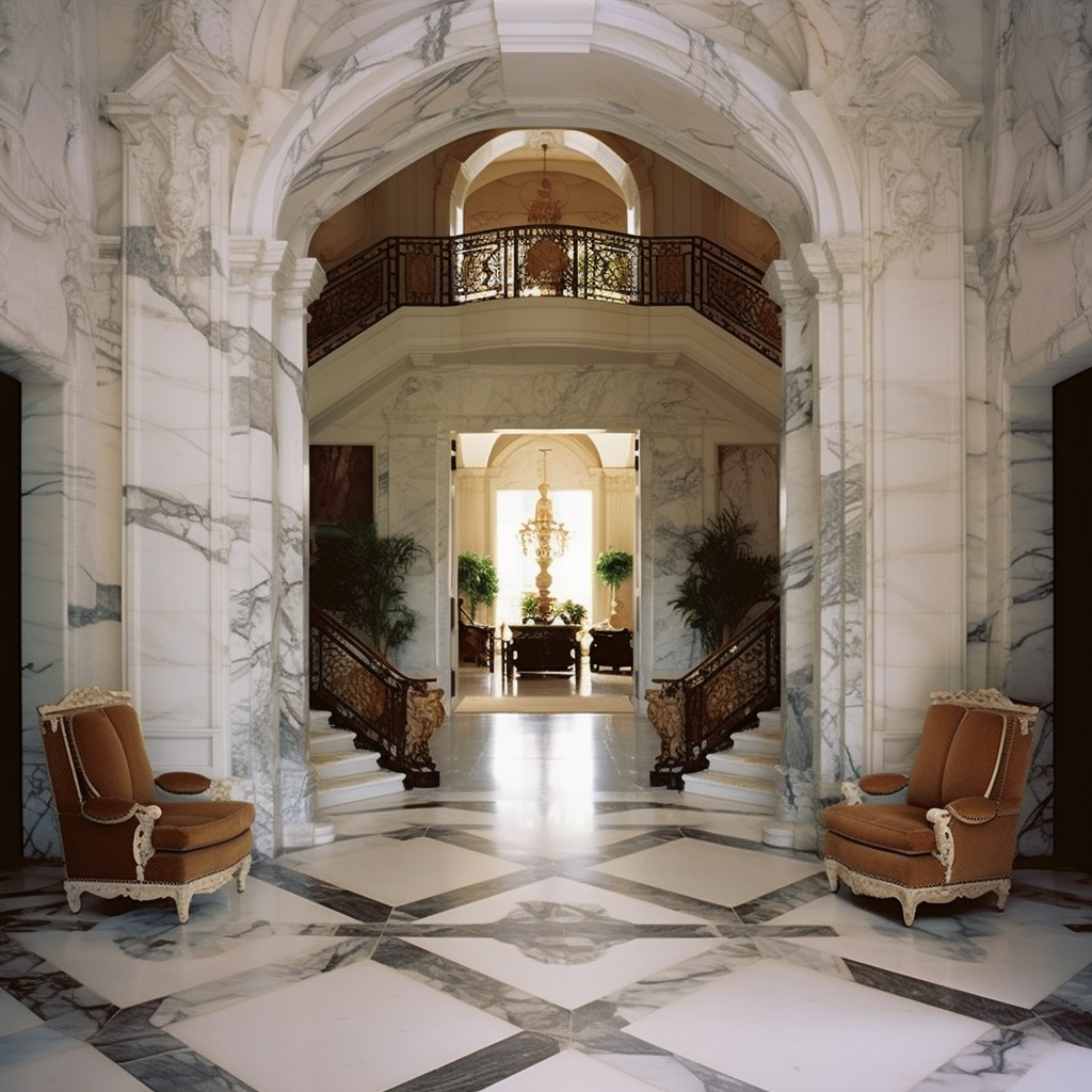 Stunning 1930s Villa, Michel Polak Architect, Marble