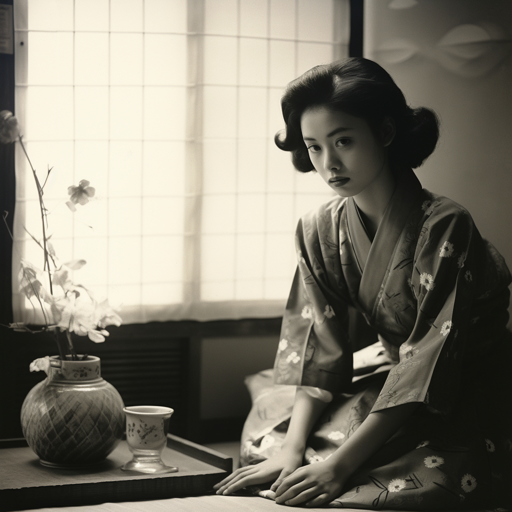 Mysterious 1950s Rokurokubi Photograph