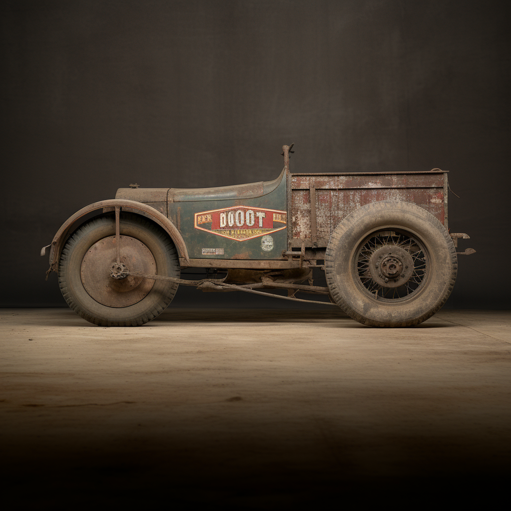 Vintage Dirt Track Racer at Sunset