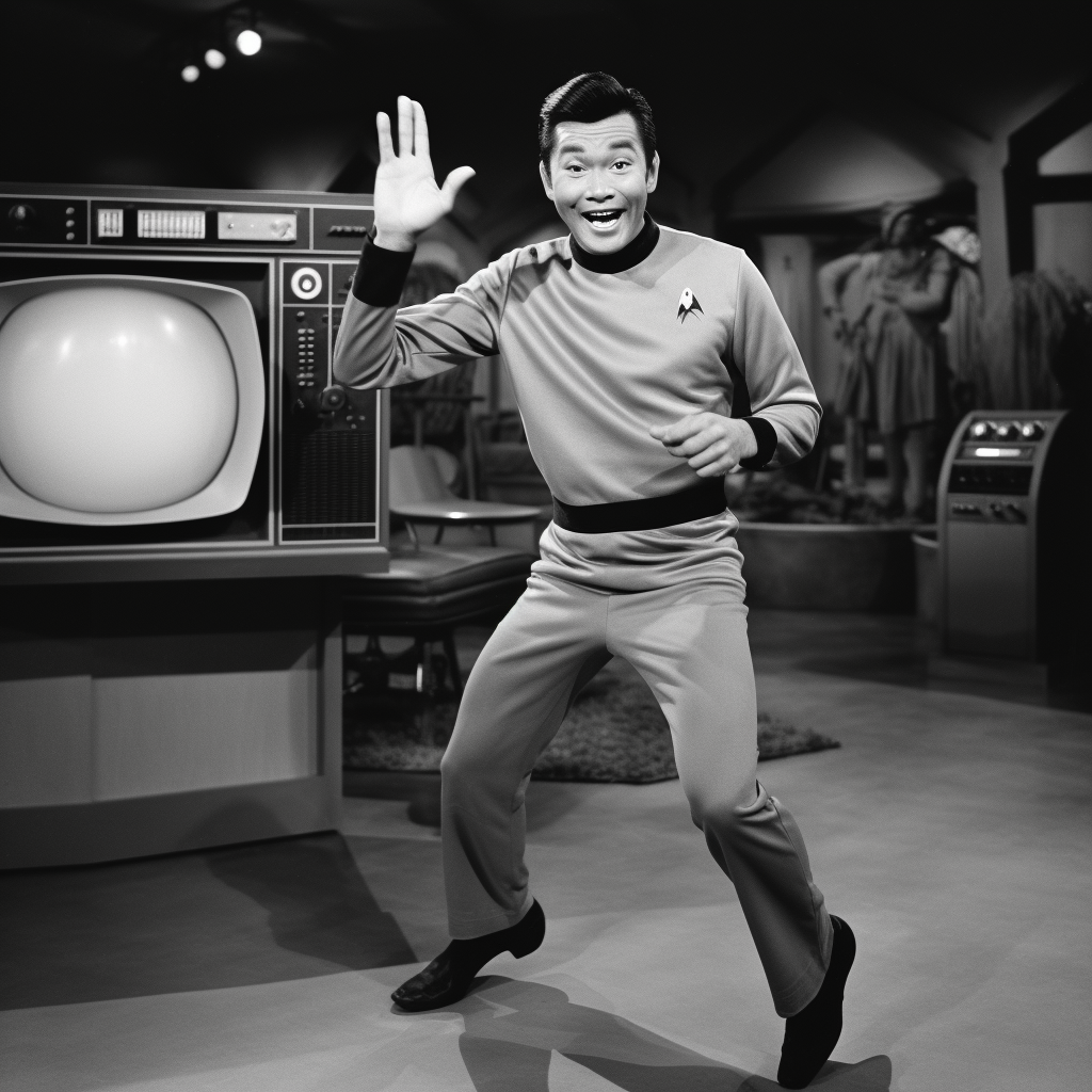 Silly 1960s  Star Trek  Sulu comedy routine