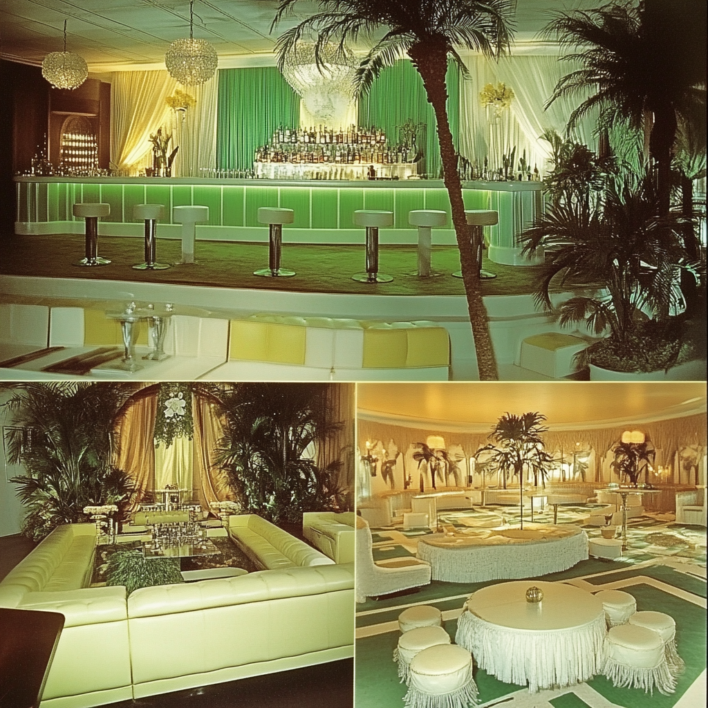 1970s Miami Palm Royale themed party: Classy, old money.