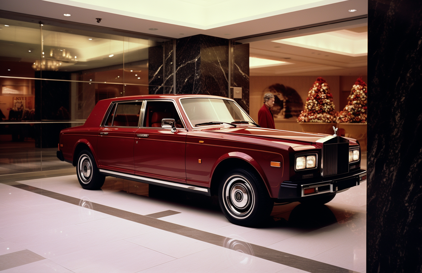 Burgandy Red 1981 Rolls Royce Cullinan SUV