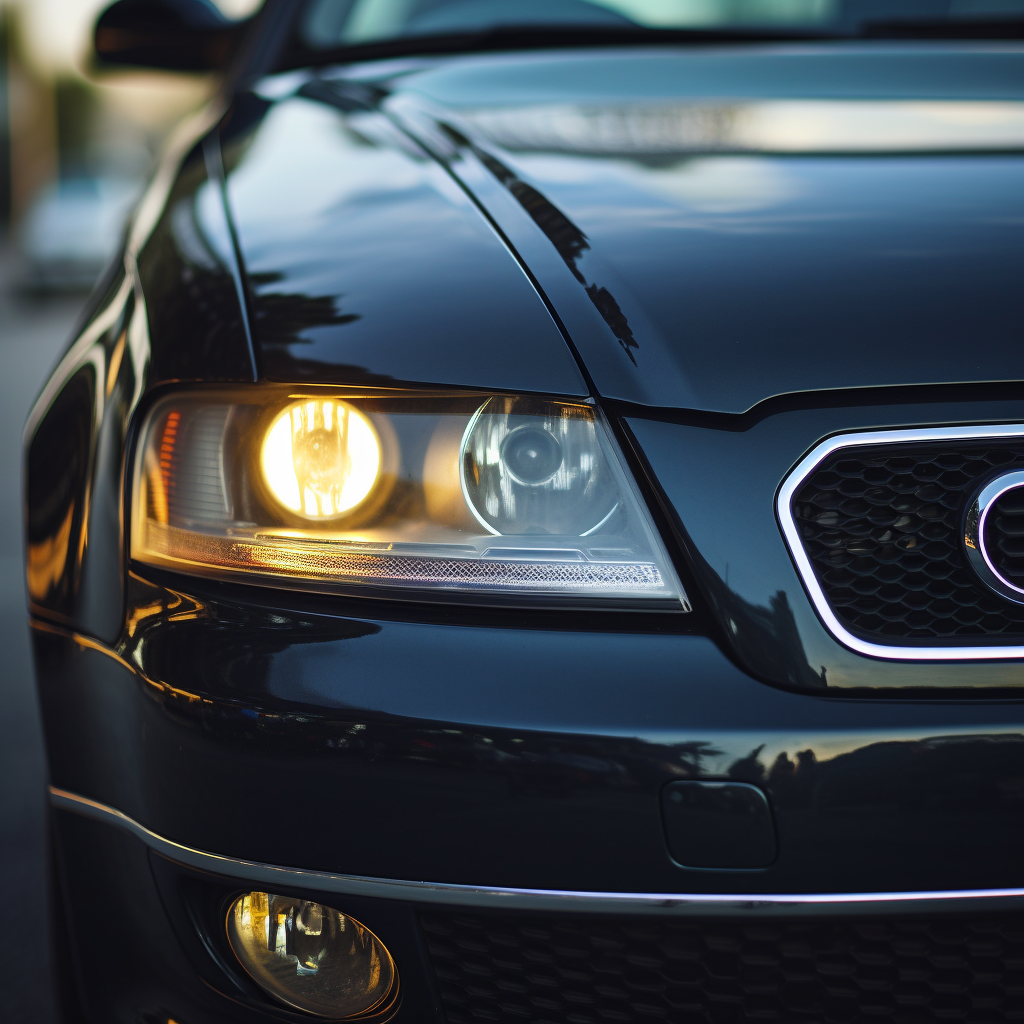 Headlight for 1997 Audi A4: Clear and Simple Design  ?