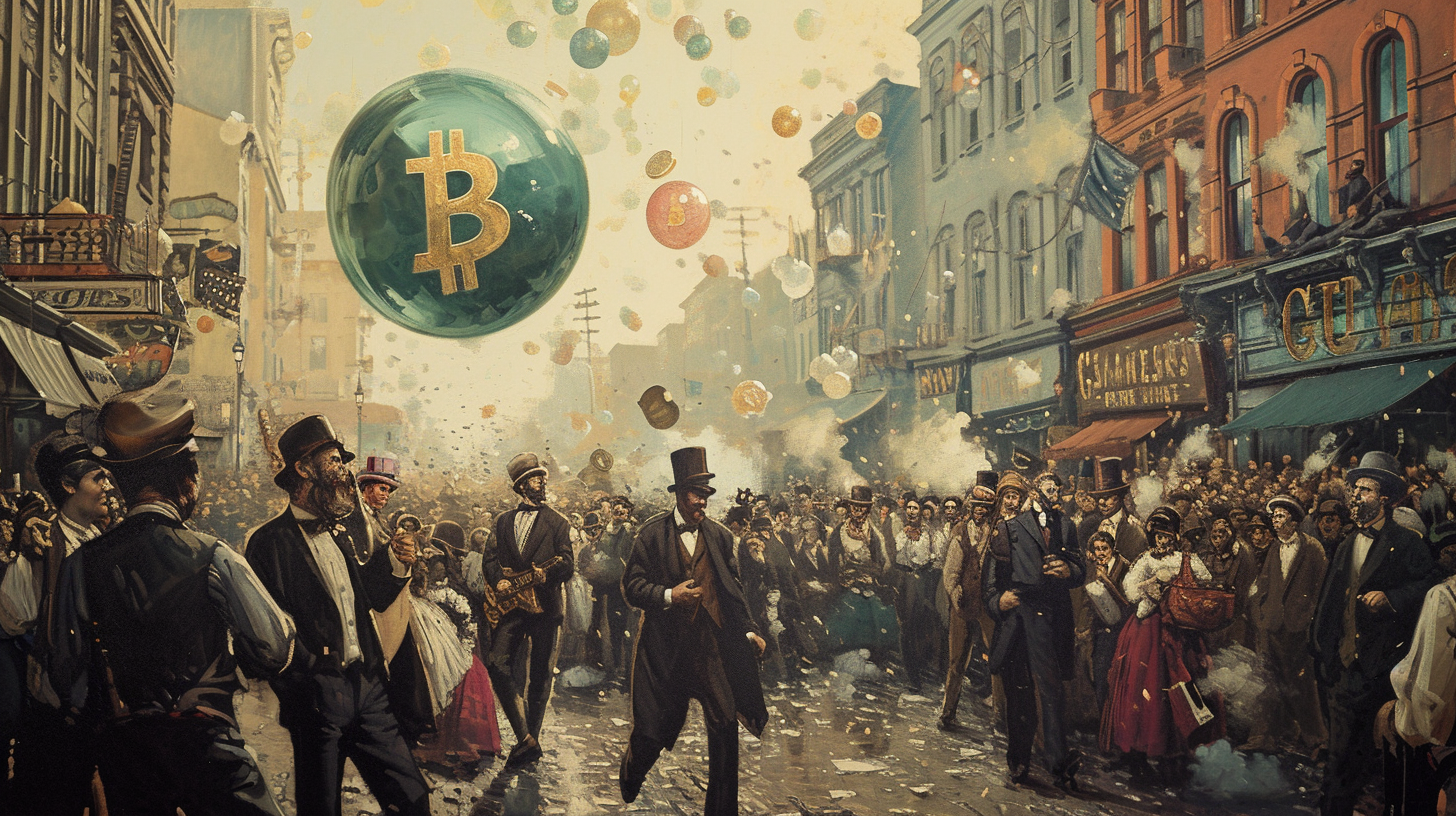 19th Century Protest Wealthy People USA Bitcoin Bubble