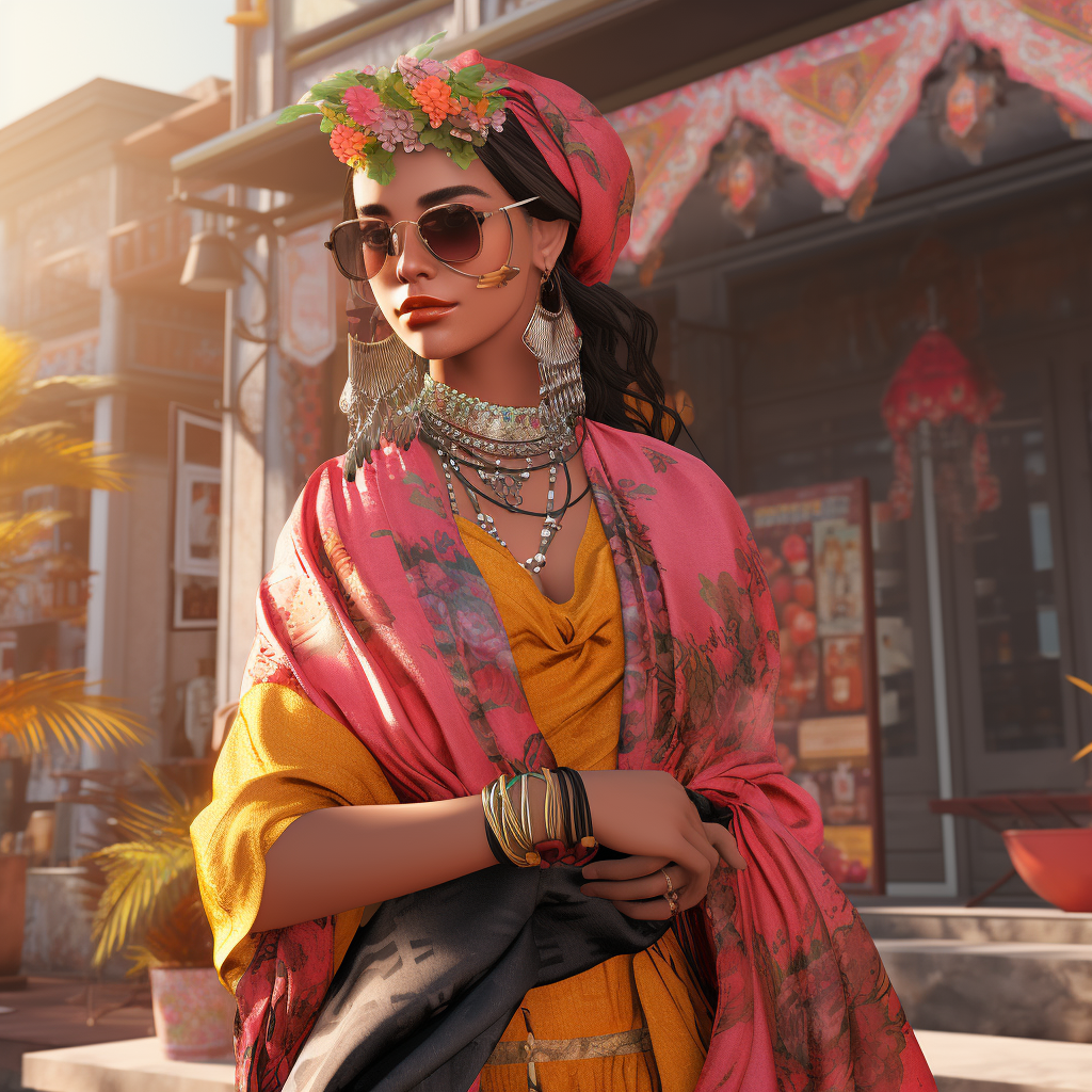 Pakistani fashion influencer game characters