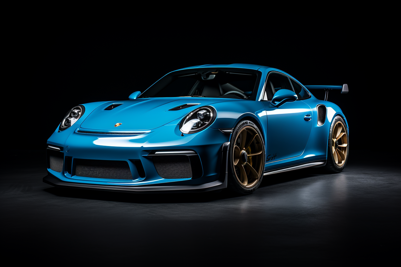 Blue Black 2023 Porsche GT3