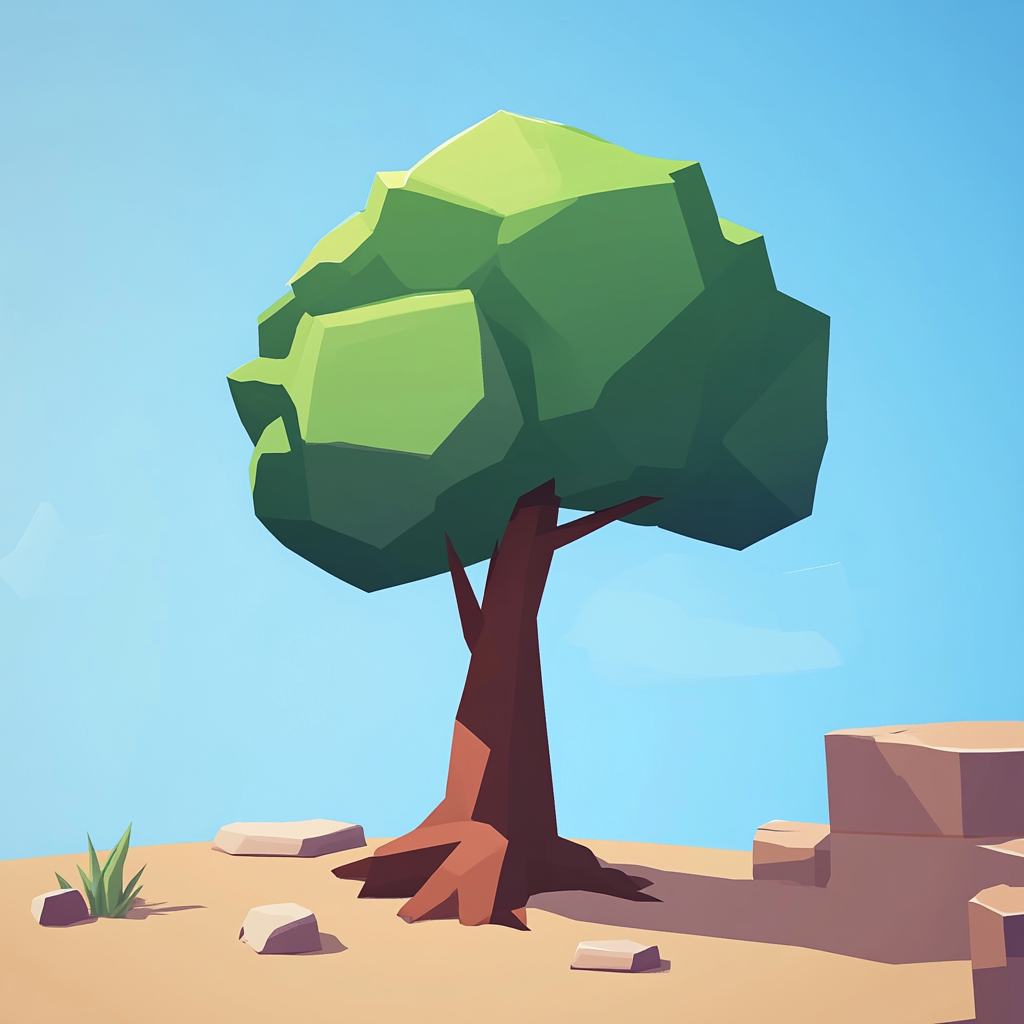 2D game art styles are simple and attractive.