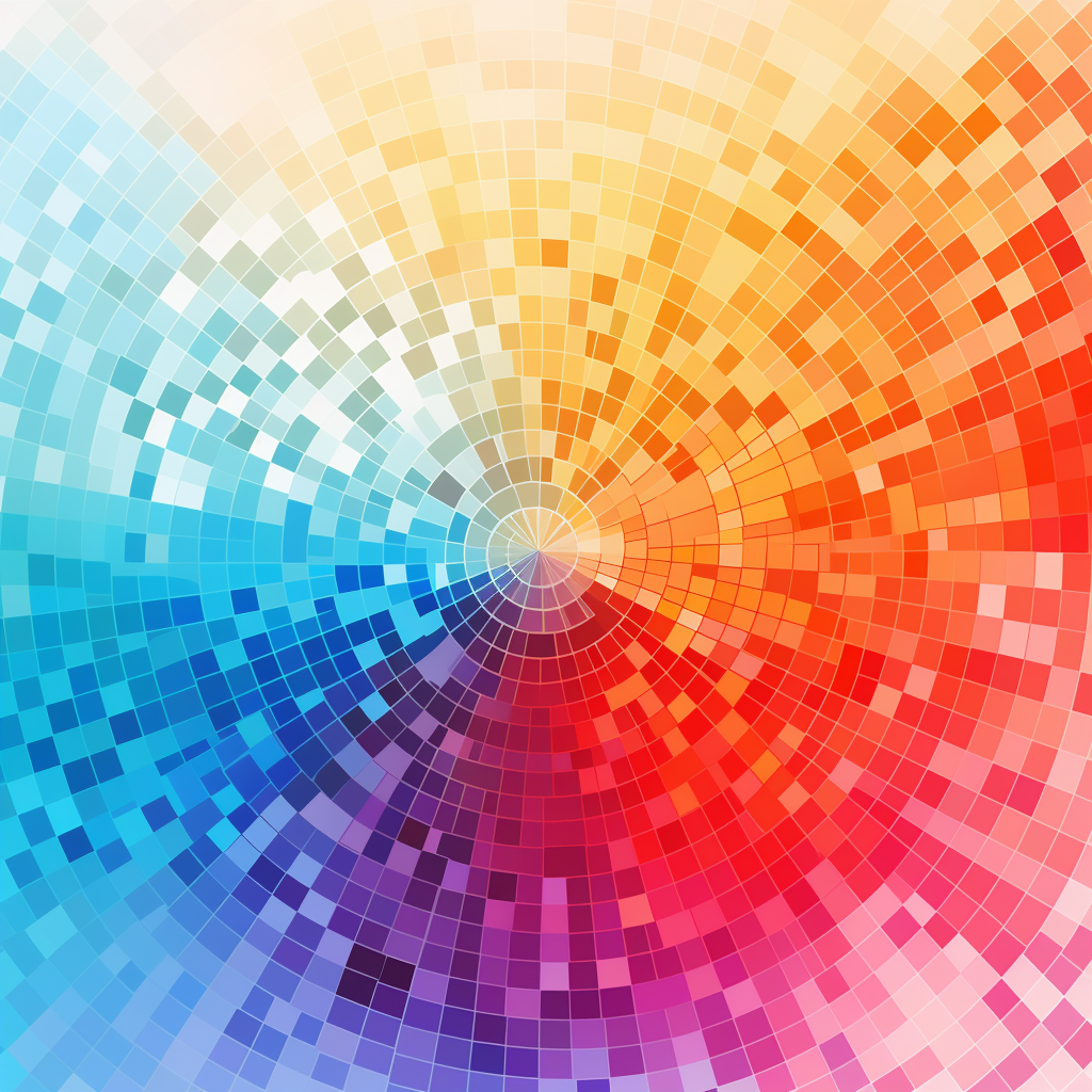 Colorful gradient vector art