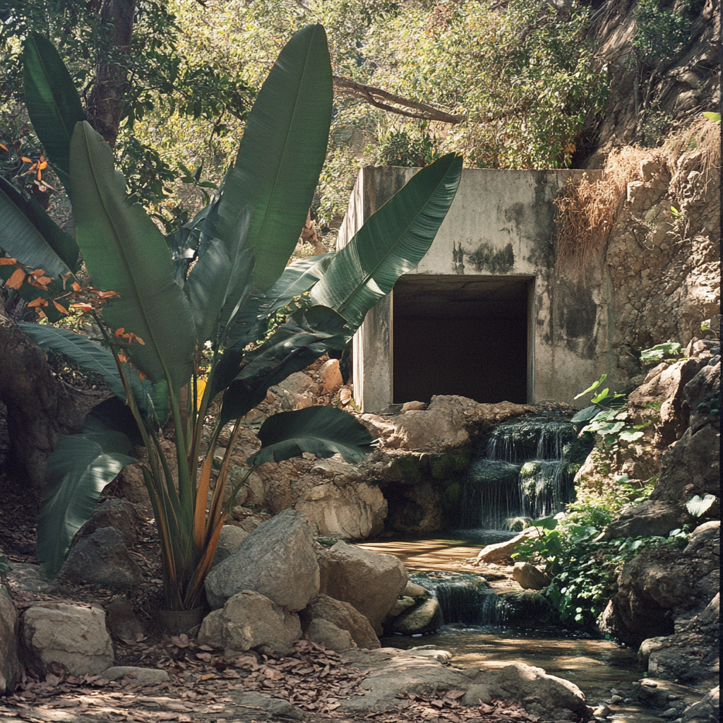 35mm Color Film Photo Solstice Canyon Ruins Malibu