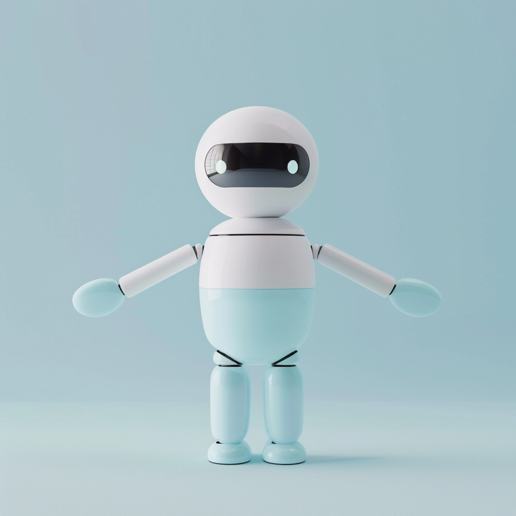 AI chatbot minimalist design