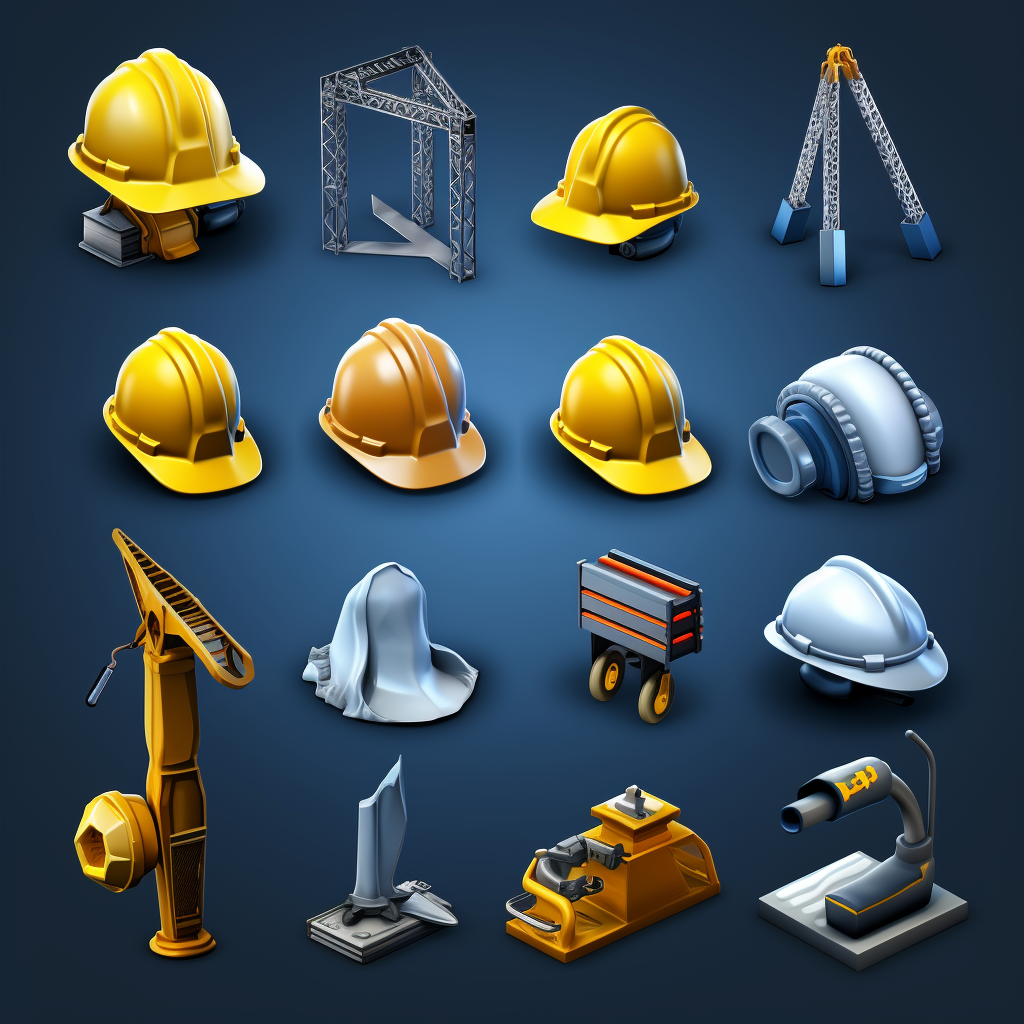 Construction, File Formats, Blueprints, VR, Earth Icons