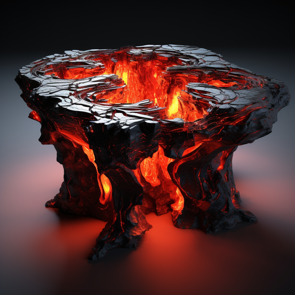 Lava Flow Center Table