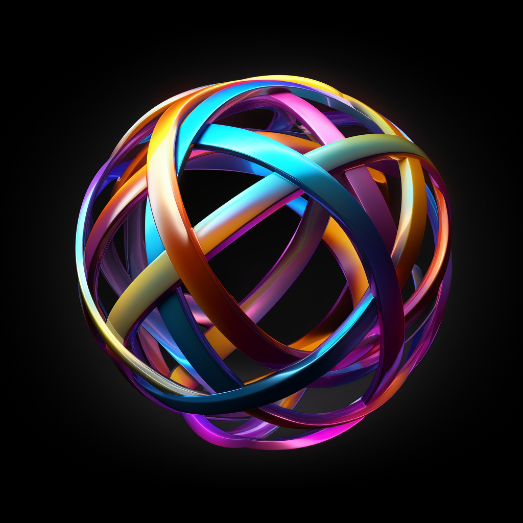 Modern 3D Sphere Logo Design