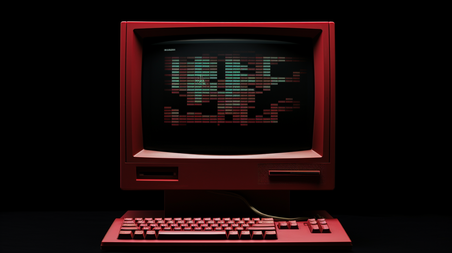 Retro computer monitor showing  Disconnected  message