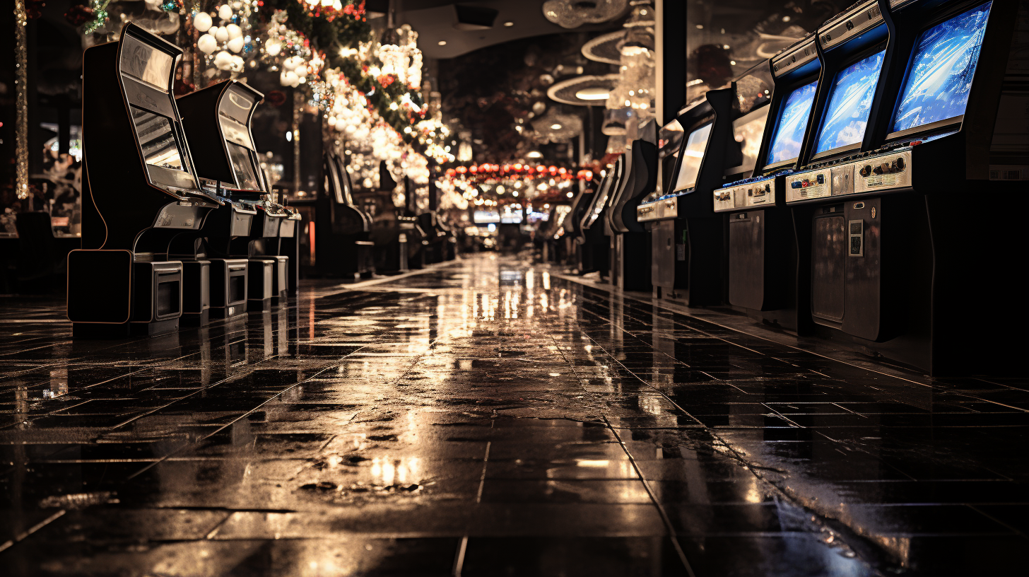 Stylish Christmas Decorated Game Arcade