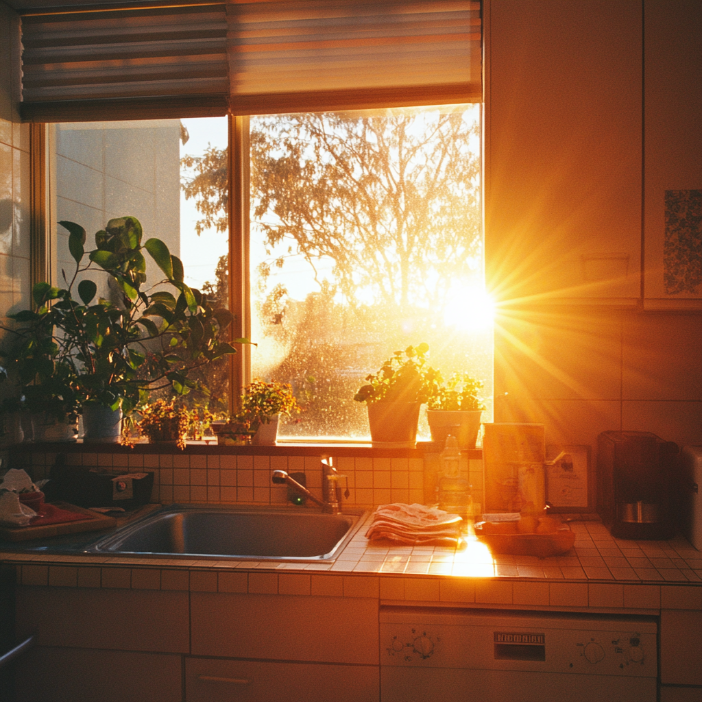 80s sunset villa kitchen design