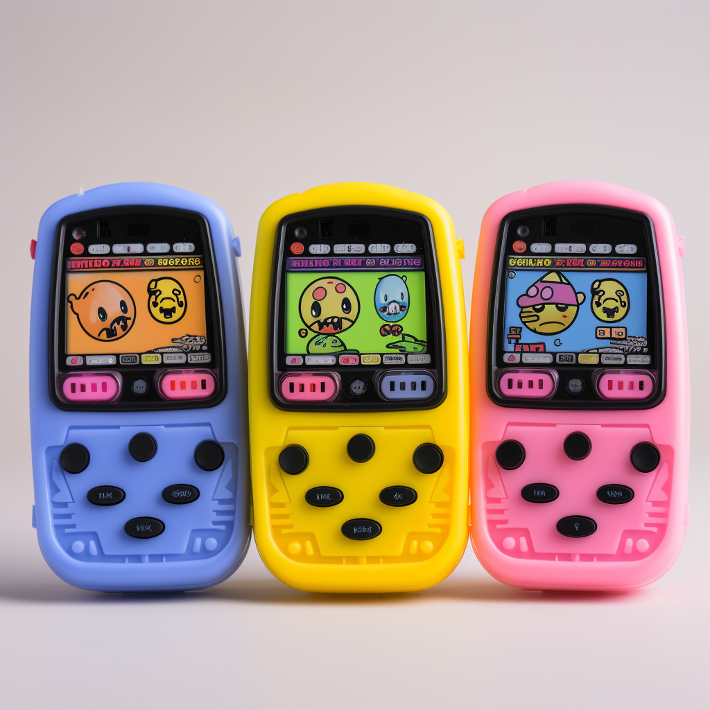 Colorful Tamagotchi Electronic Toy Image