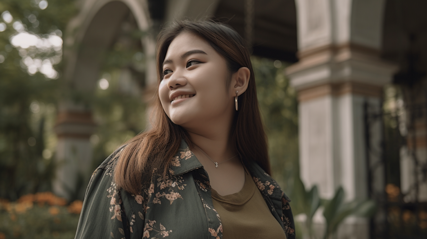 A Beautiful Filipino-Chinese Girl in Rizal Park