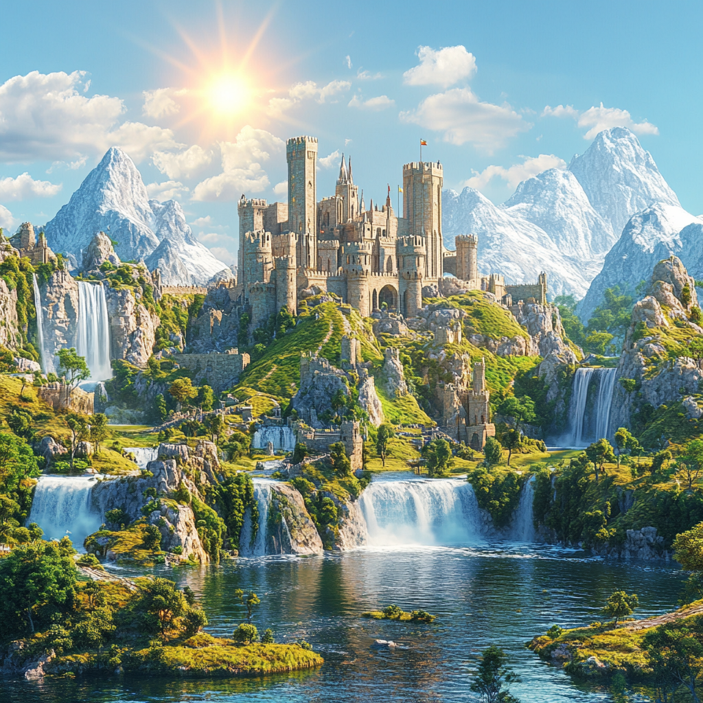 A Beautiful Medieval Kingdom in 3D