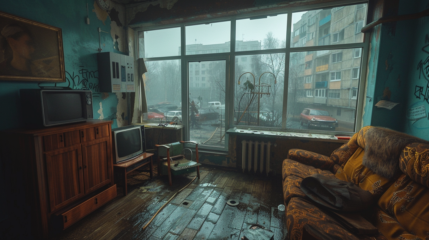 A Chilling Scene Inside a Soviet Apartment