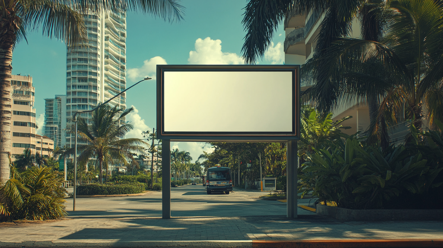 A Cinematic Bus Stop in Panama City